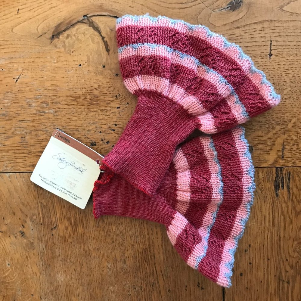 OLEANA Norway Wool Silk Fingerless Gloves Sleeves